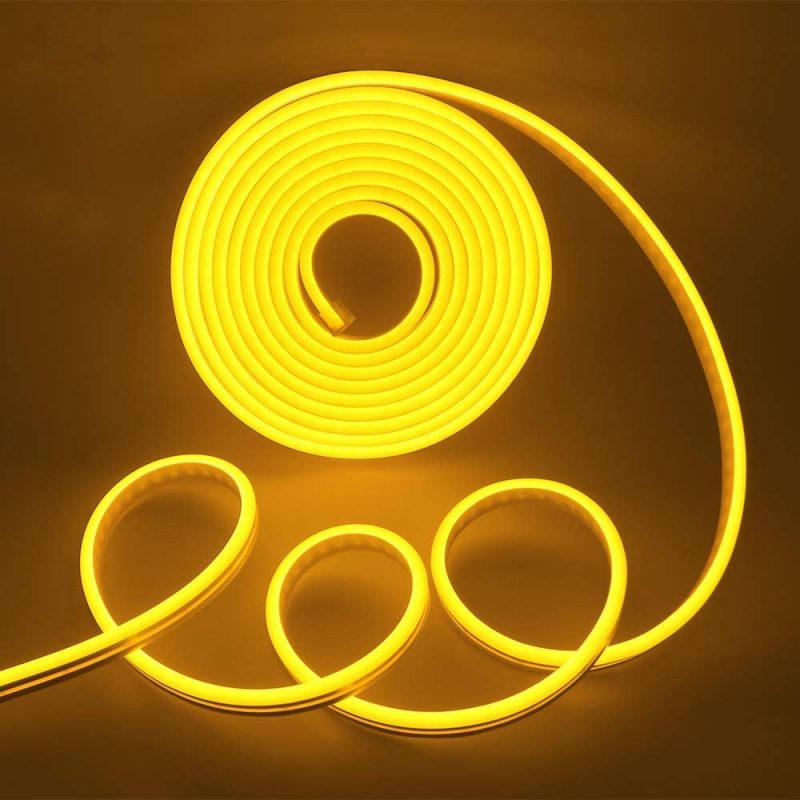 12 Volt Amber Neon Şerit Led 2