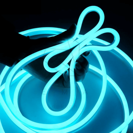 220 Volt Buz Mavisi Neon Şerit Led