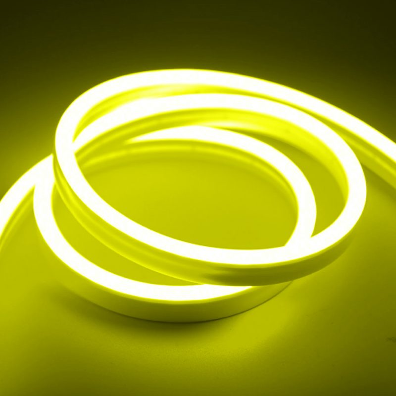 12 Volt Limon Sarısı Neon Şerit Led