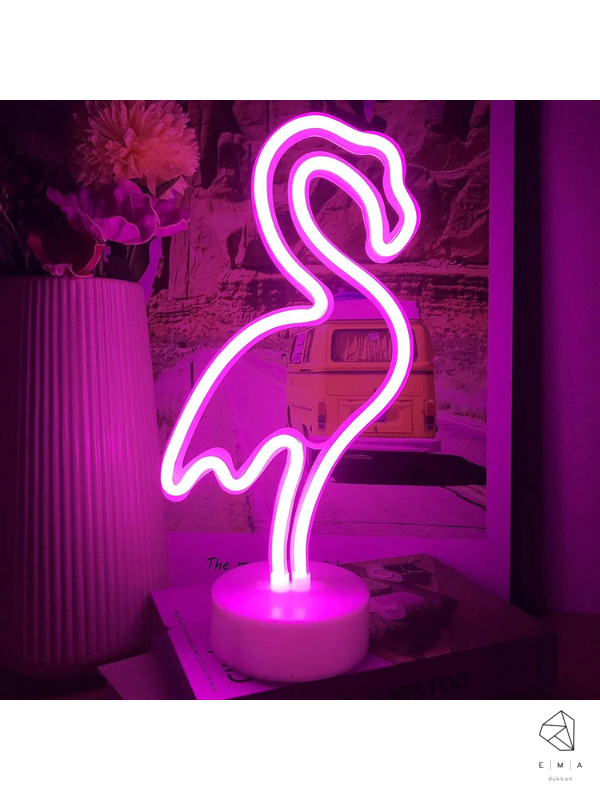 Flamingo Neon Led Lamba 3